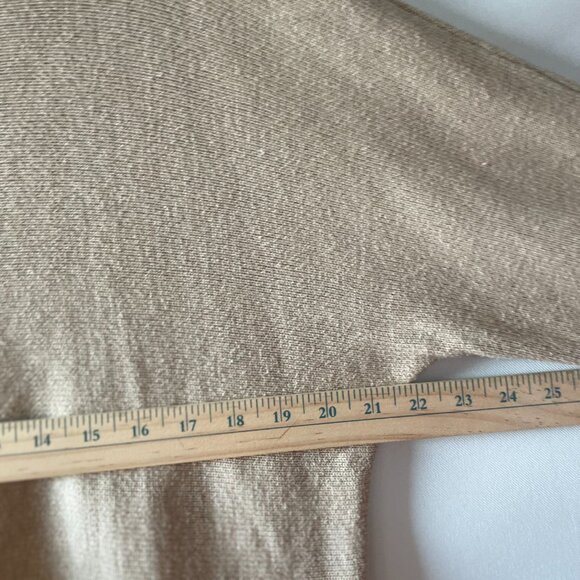 Michael Kors Womens Tan Hi Low Hem Side Zipped Detail Sweater Size L - Picture 7 of 9